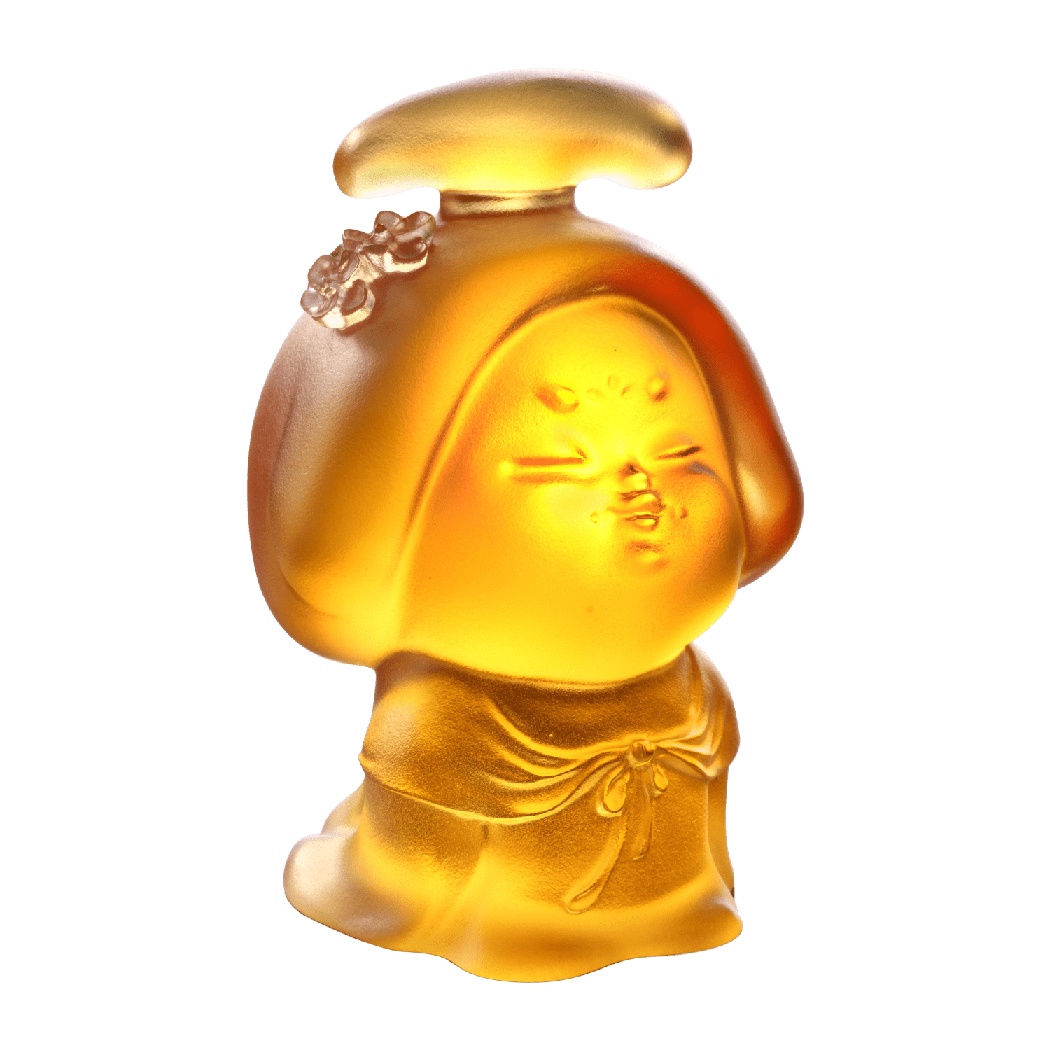 Crystal Desk Decor, Mini Woman Figurine, The Beauty of Tang Dynasty-Celebration of a Strong Woman - LIULI Crystal Art