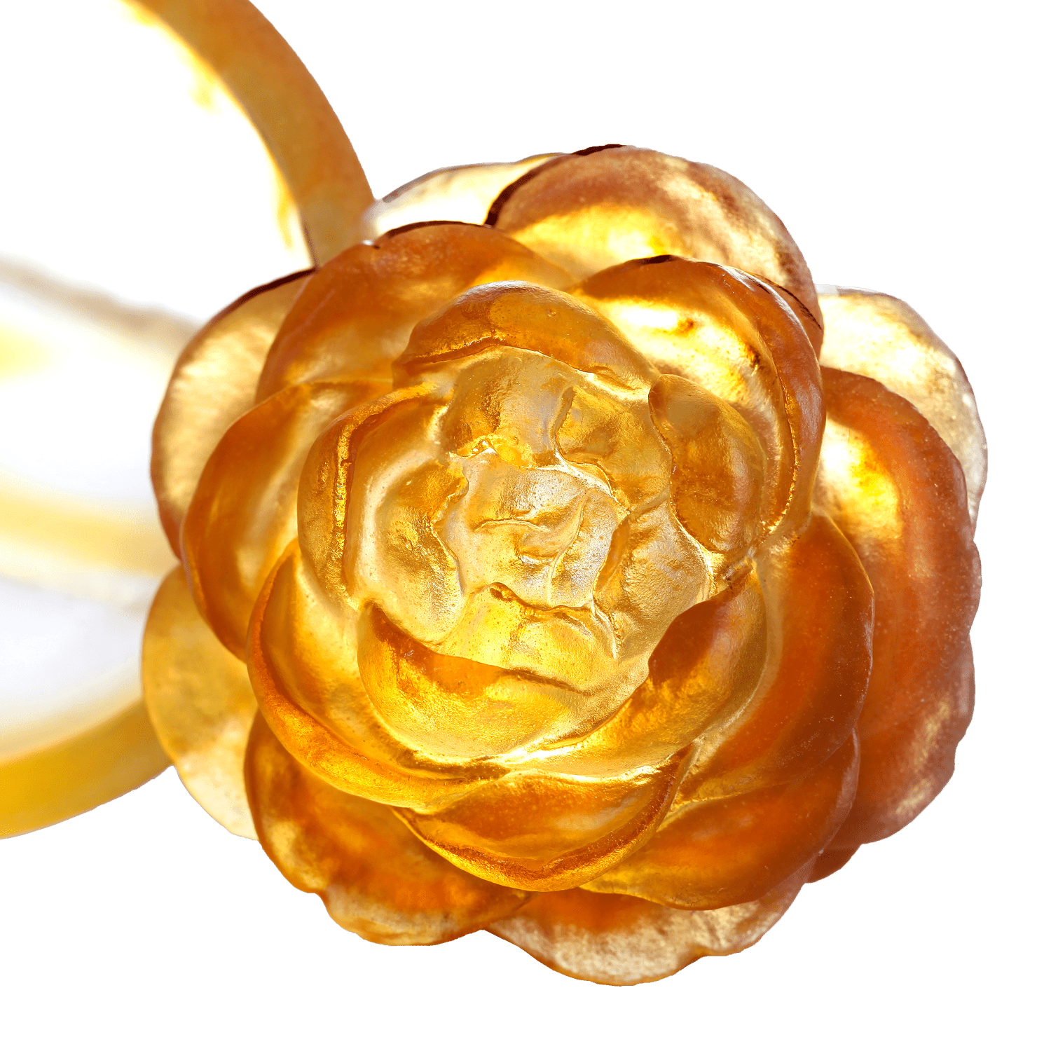 Crystal Flower, Camellia Bloom, Destined Harmony - LIULI Crystal Art
