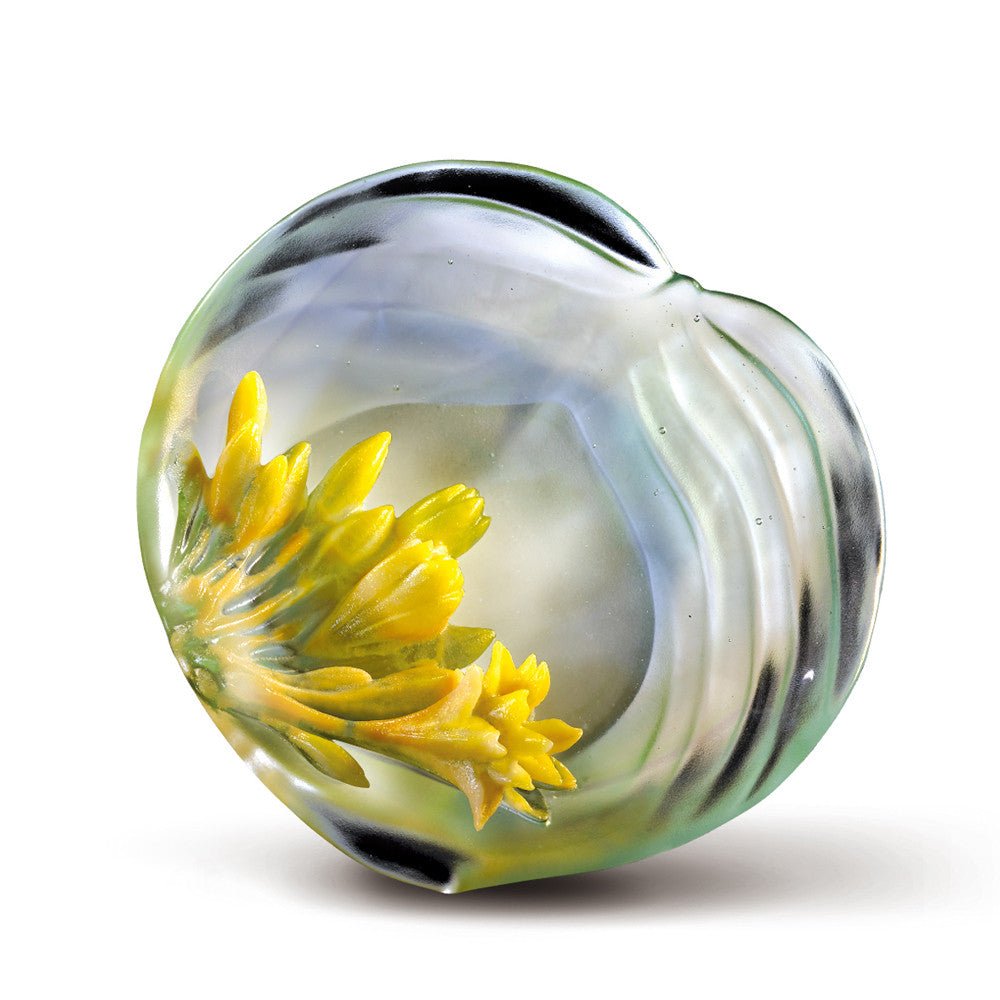 Crystal Flower, Flower of the Month, Old August Lily-July - LIULI Crystal Art