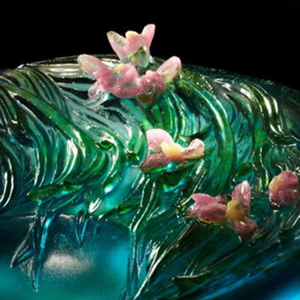 Crystal Flower, Flower of the Month, Orchid-October - LIULI Crystal Art