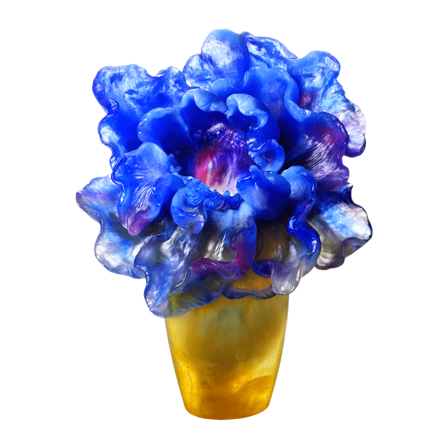 Crystal Flower, Hibiscus Bloom, Happiness in Bloom - LIULI Crystal Art