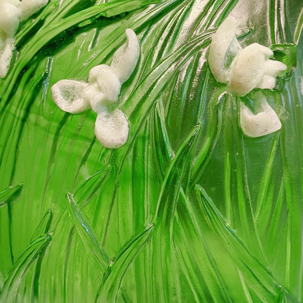 Crystal Flower, Orchid, Gentle Water, Spring Orchid - LIULI Crystal Art