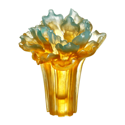 Crystal Flower, Peony Bloom, Our Great Beauty - LIULI Crystal Art