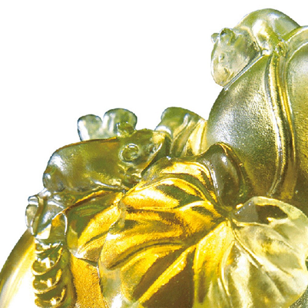 Crystal Gourd & Mouse, Hulu, Our Happiness - LIULI Crystal Art