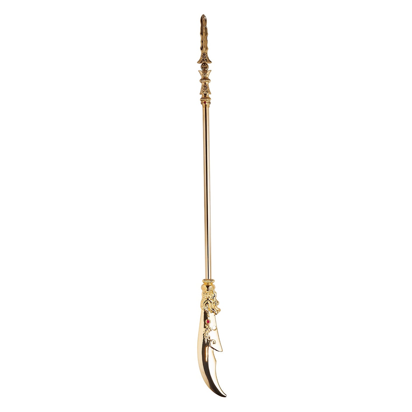 Crystal Guangong, Courageous of General Guan Gong - Righteous One (24K Gold-Plated Sword)