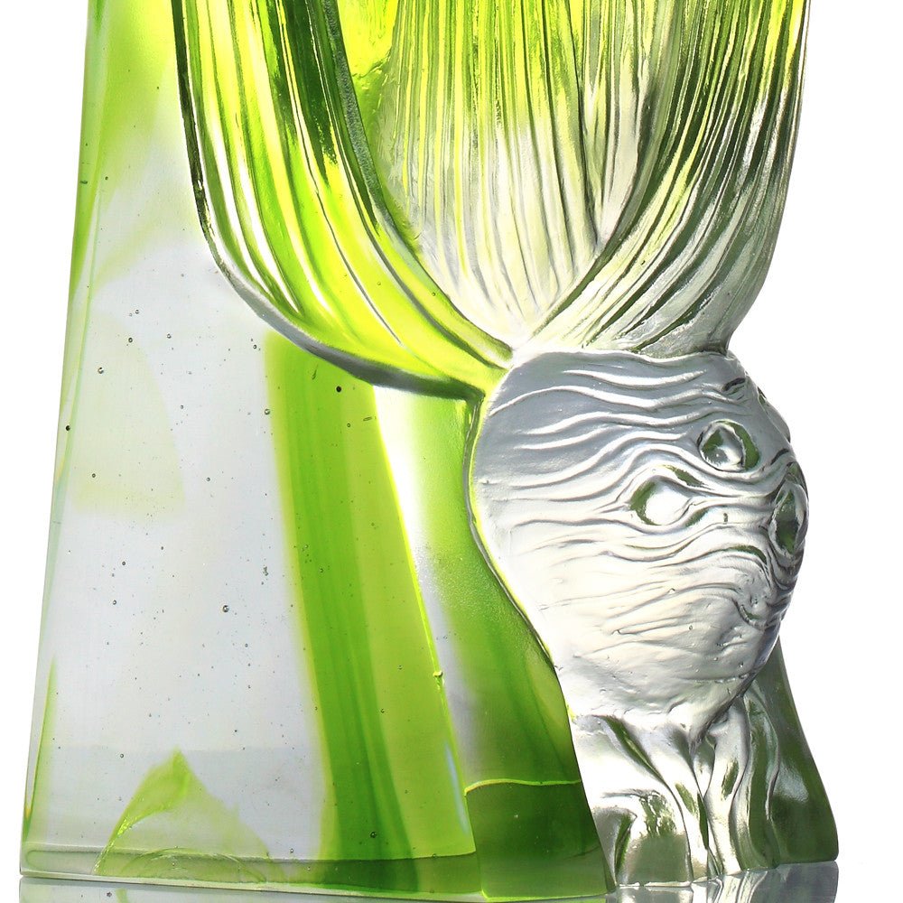 Crystal Kitchen Decor, Celery, Testament - LIULI Crystal Art