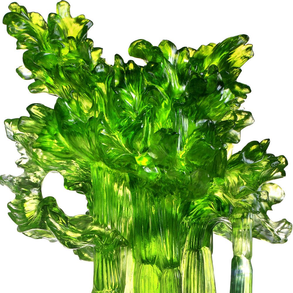 Crystal Kitchen Decor, Celery, Testament - LIULI Crystal Art