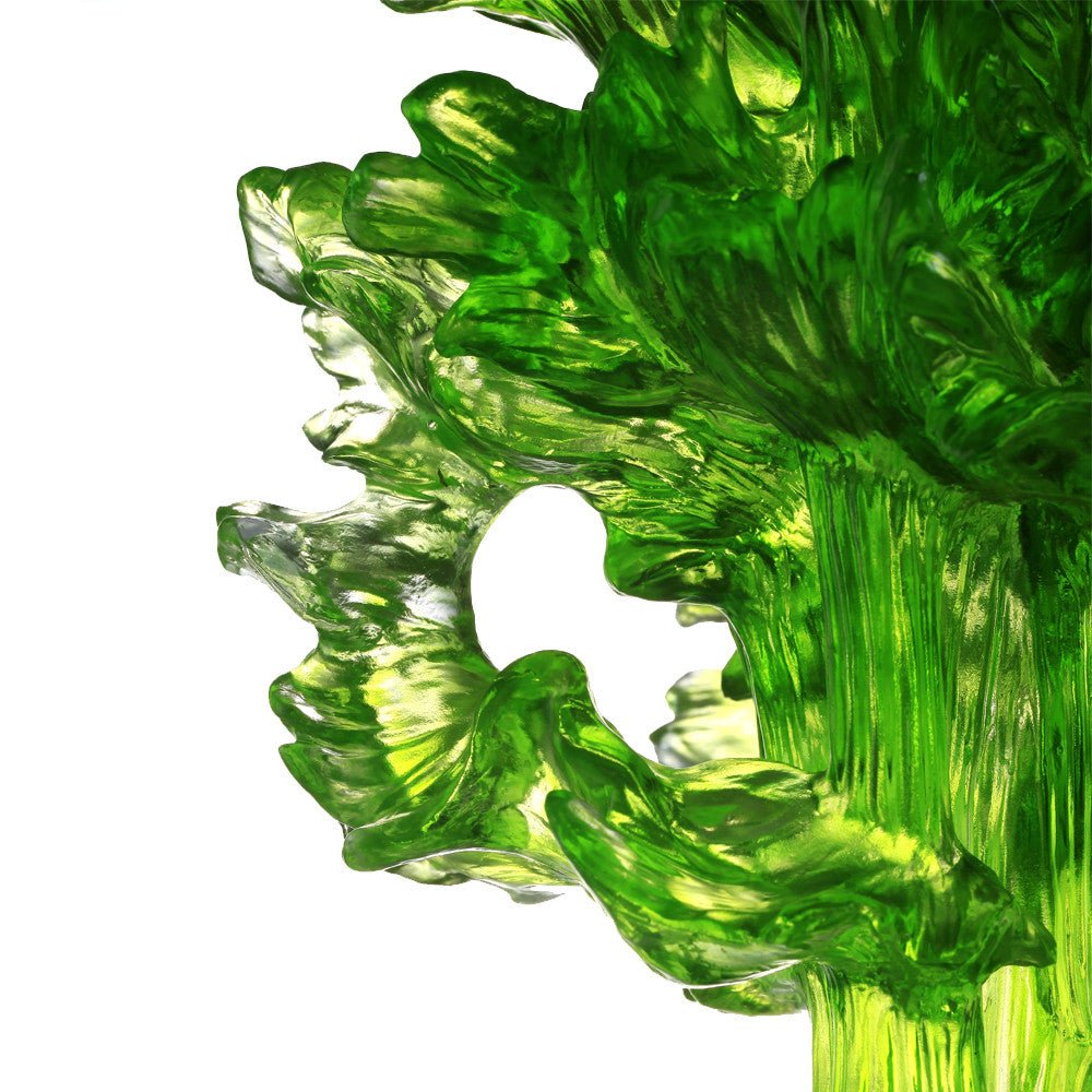 Crystal Kitchen Decor, Celery, Testament - LIULI Crystal Art