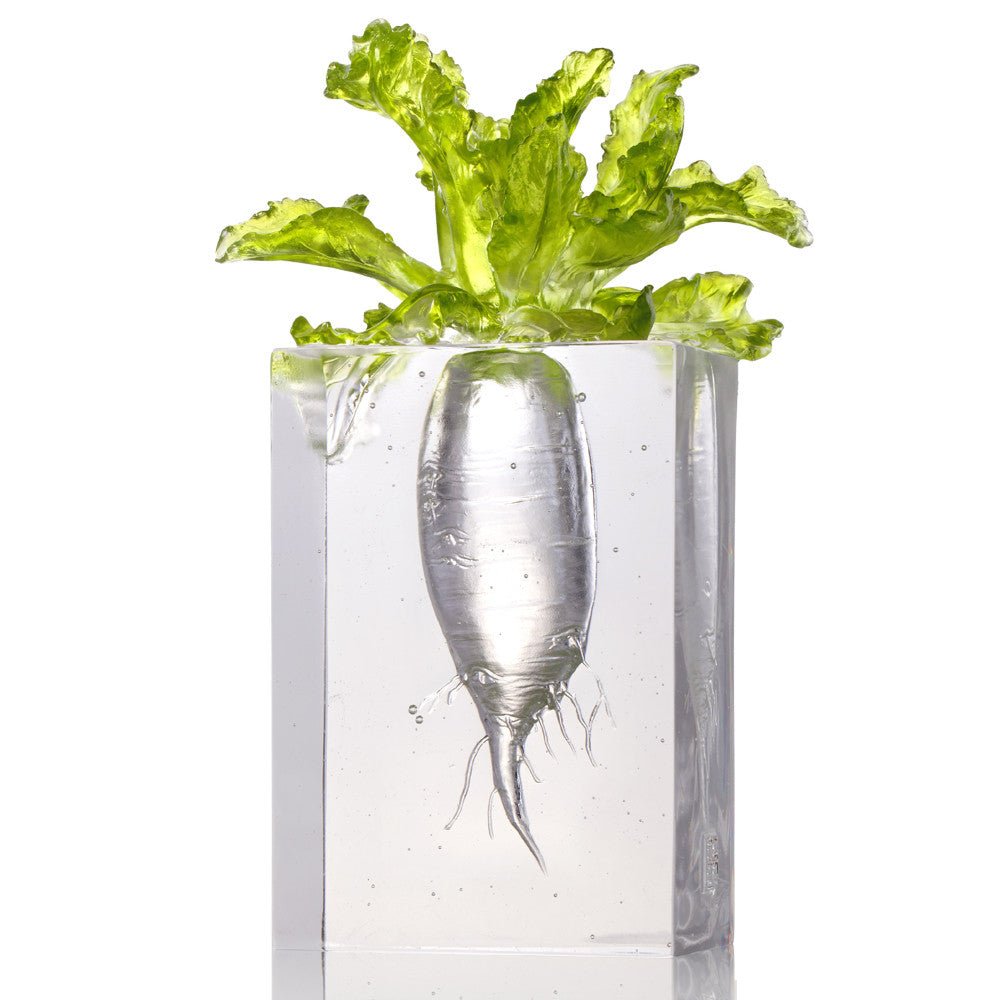 Crystal Kitchen Decor, Daikon, Tomorrow is Mine - LIULI Crystal Art