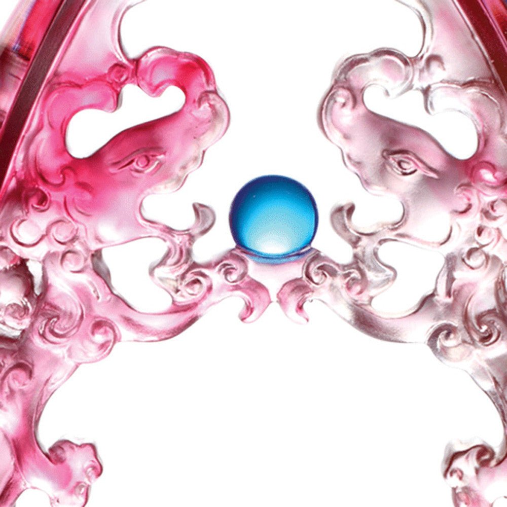 Crystal Mythical Creature, Dragon, Glorious Benevolence - LIULI Crystal Art