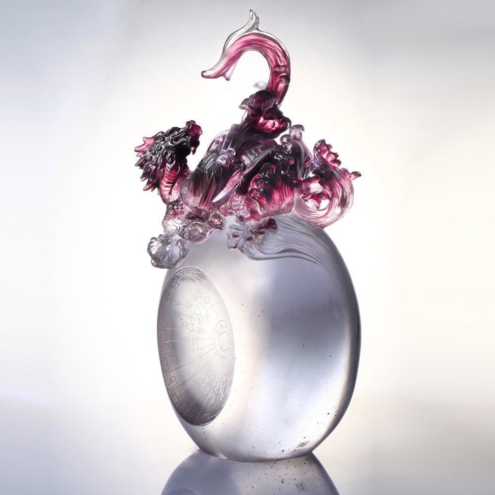 Crystal Mythical Creature, Guardian, Black Tortoise of the North-Serenity of the Xuanwu - LIULI Crystal Art