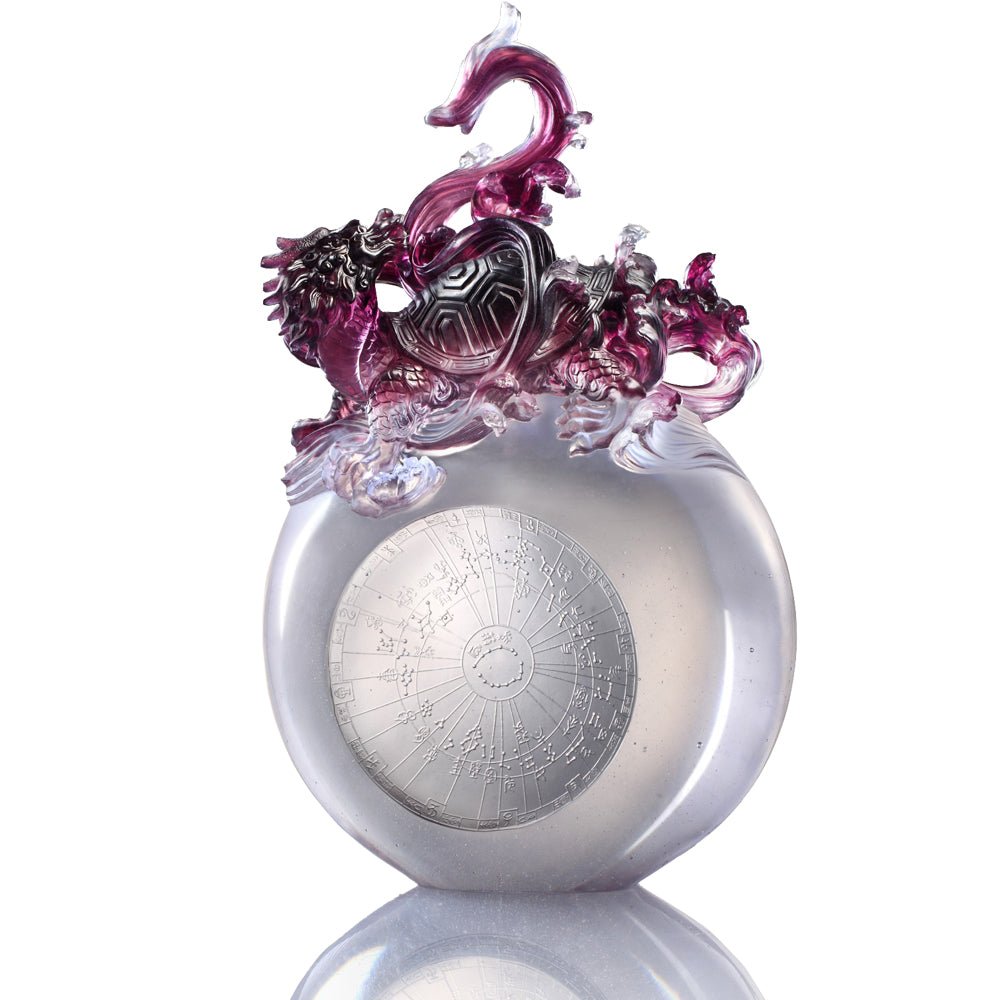 Crystal Mythical Creature, Guardian, Black Tortoise of the North-Serenity of the Xuanwu - LIULI Crystal Art