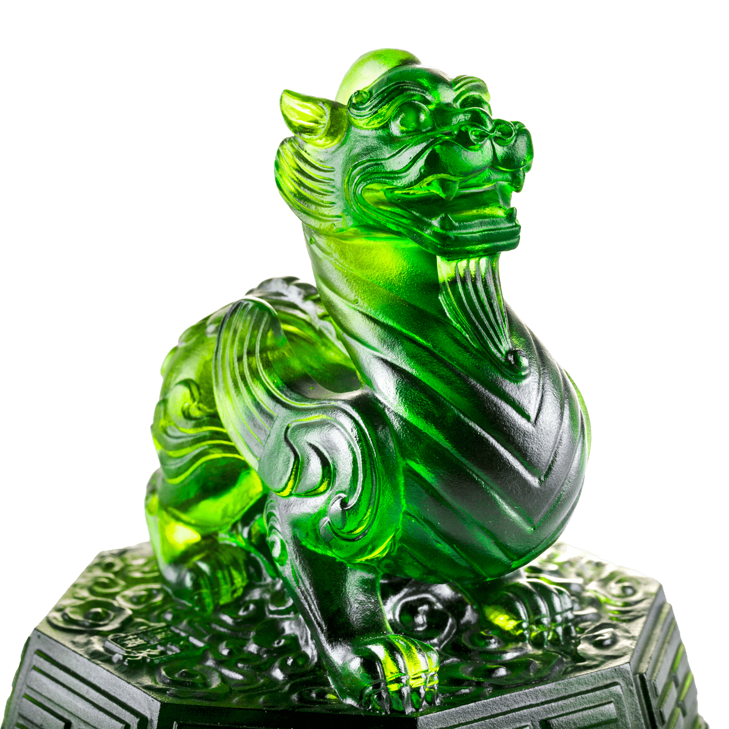 Crystal Mythical Creature, Tianlu, Commander of Peace - LIULI Crystal Art