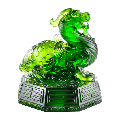 Crystal Mythical Creature, Tianlu, Commander of Peace - LIULI Crystal Art