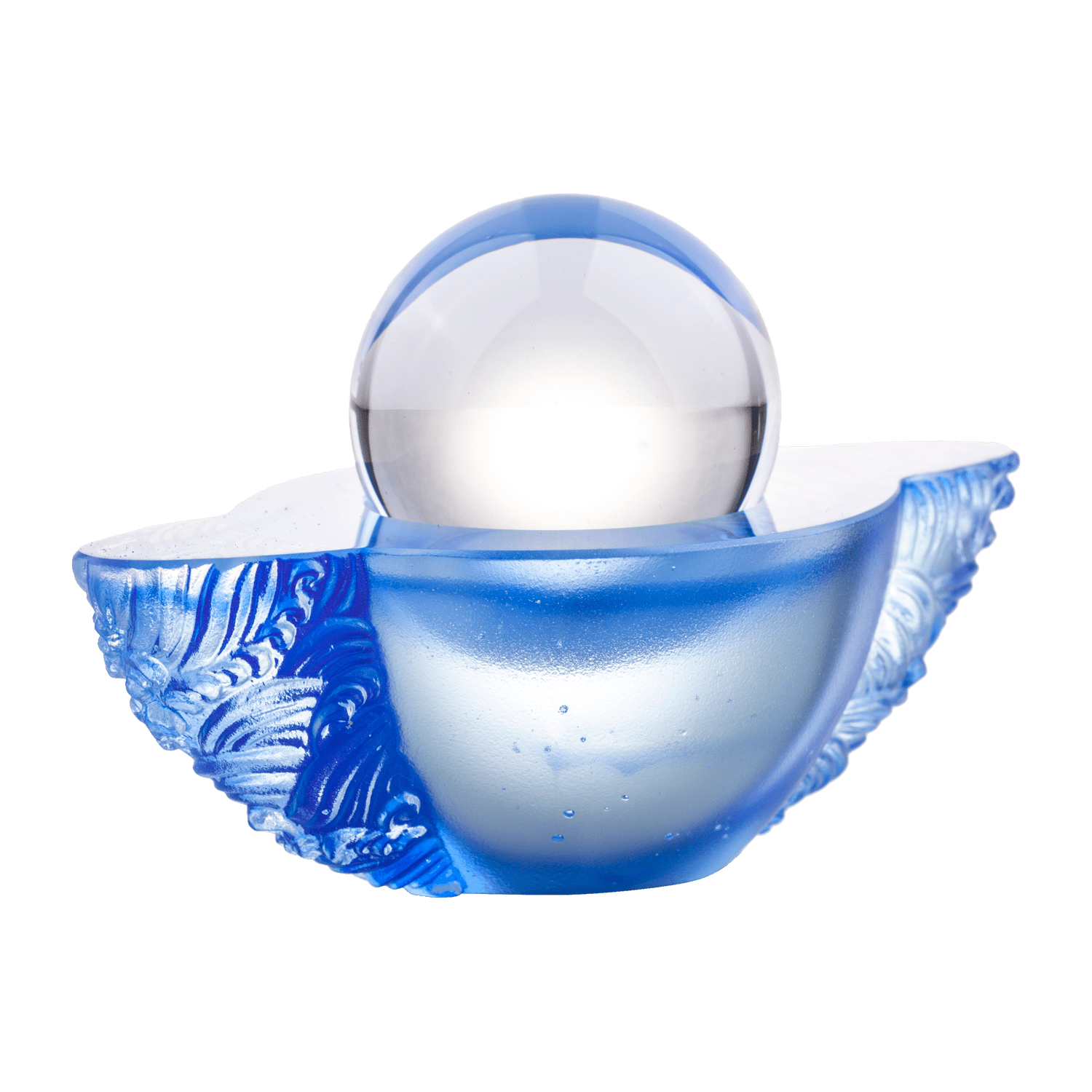 Crystal Paperweight, Feng Shui, As The Good World Turns-Kindness Turns This Good World - LIULI Crystal Art