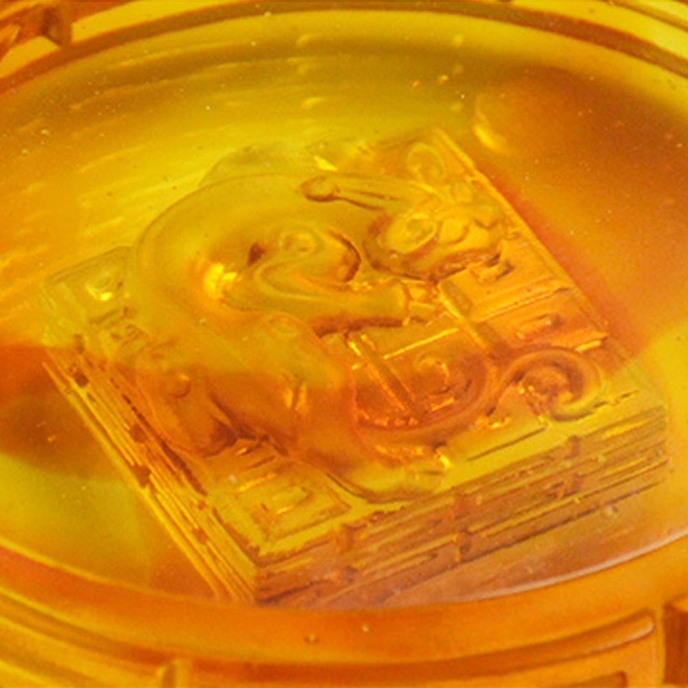 Crystal Paperweight, Mythical Creature, Heavenly Accomplishment - LIULI Crystal Art
