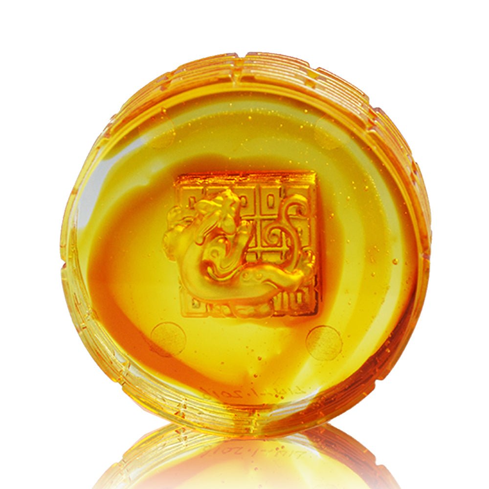 Crystal Paperweight, Mythical Creature, Heavenly Accomplishment - LIULI Crystal Art