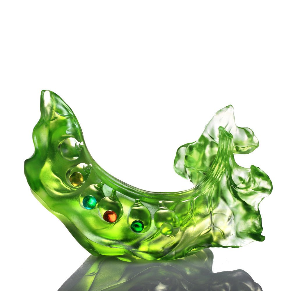 '-- DELETE -- Crystal Pea, Kitchen Decor, Beauty Within - LIULI Crystal Art