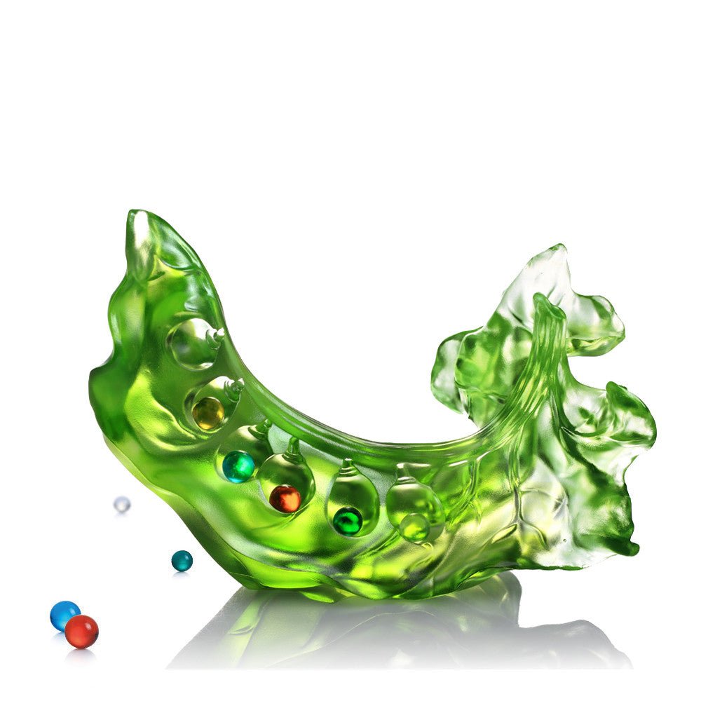 '-- DELETE -- Crystal Pea, Kitchen Decor, Beauty Within - LIULI Crystal Art