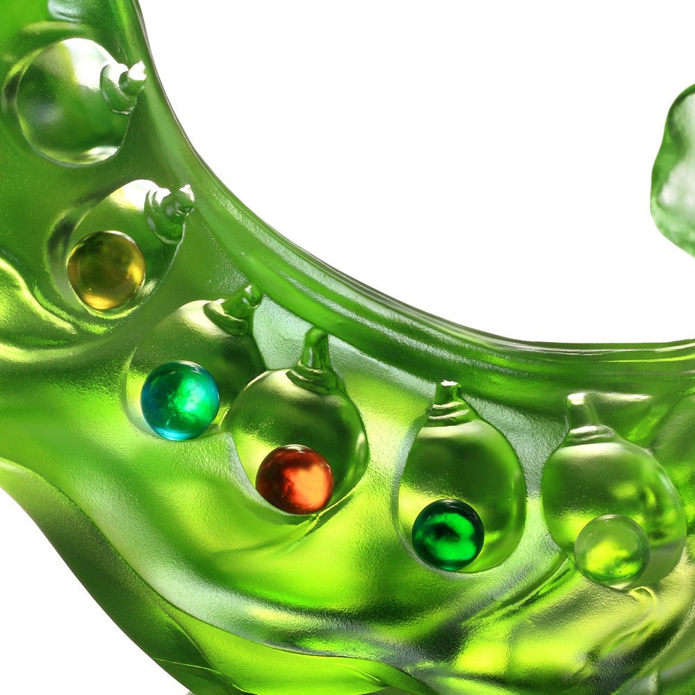 '-- DELETE -- Crystal Pea, Kitchen Decor, Beauty Within - LIULI Crystal Art