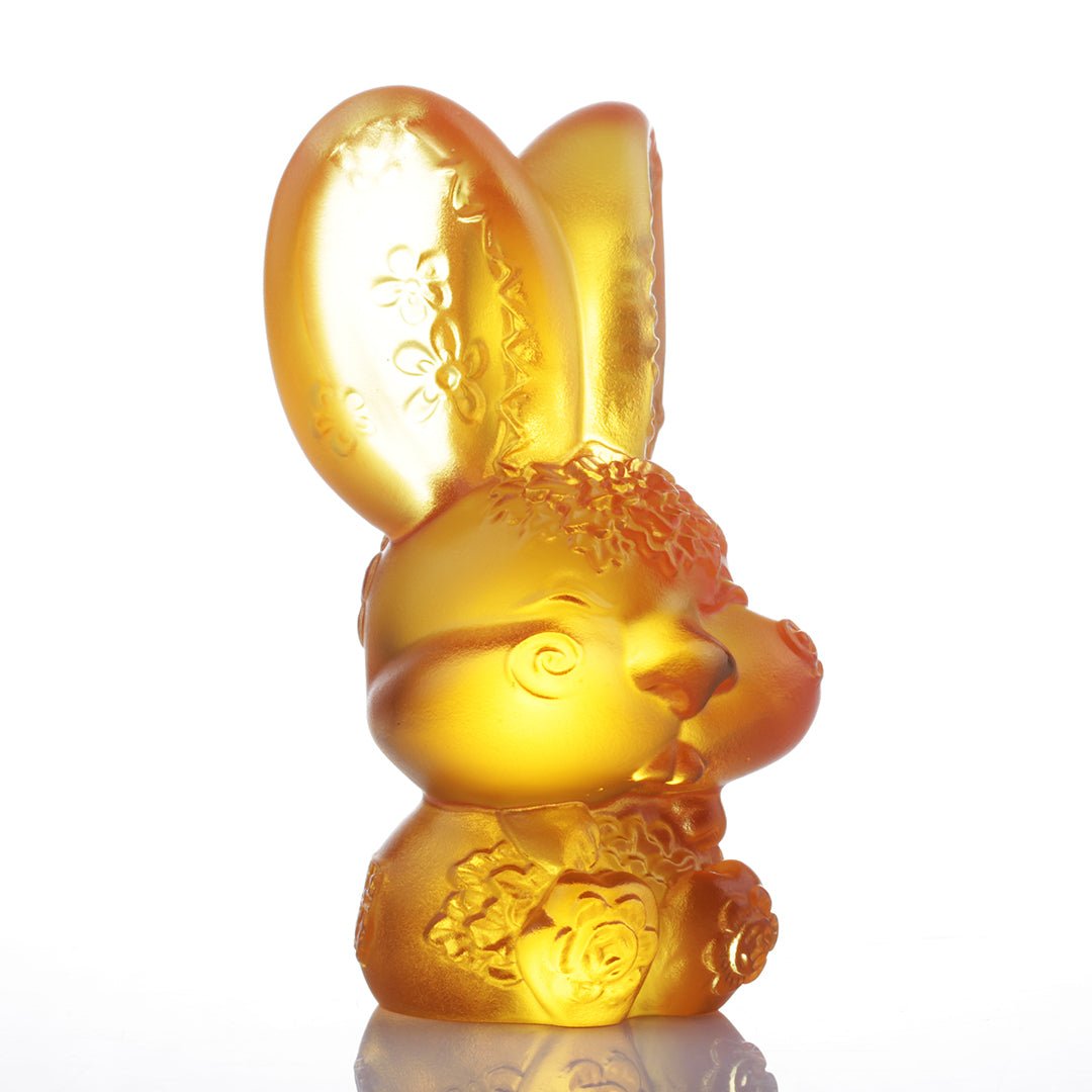 Crystal Zodiac, Animal, Bunny, Year of the Rabbit, Darling - LIULI Crystal Art