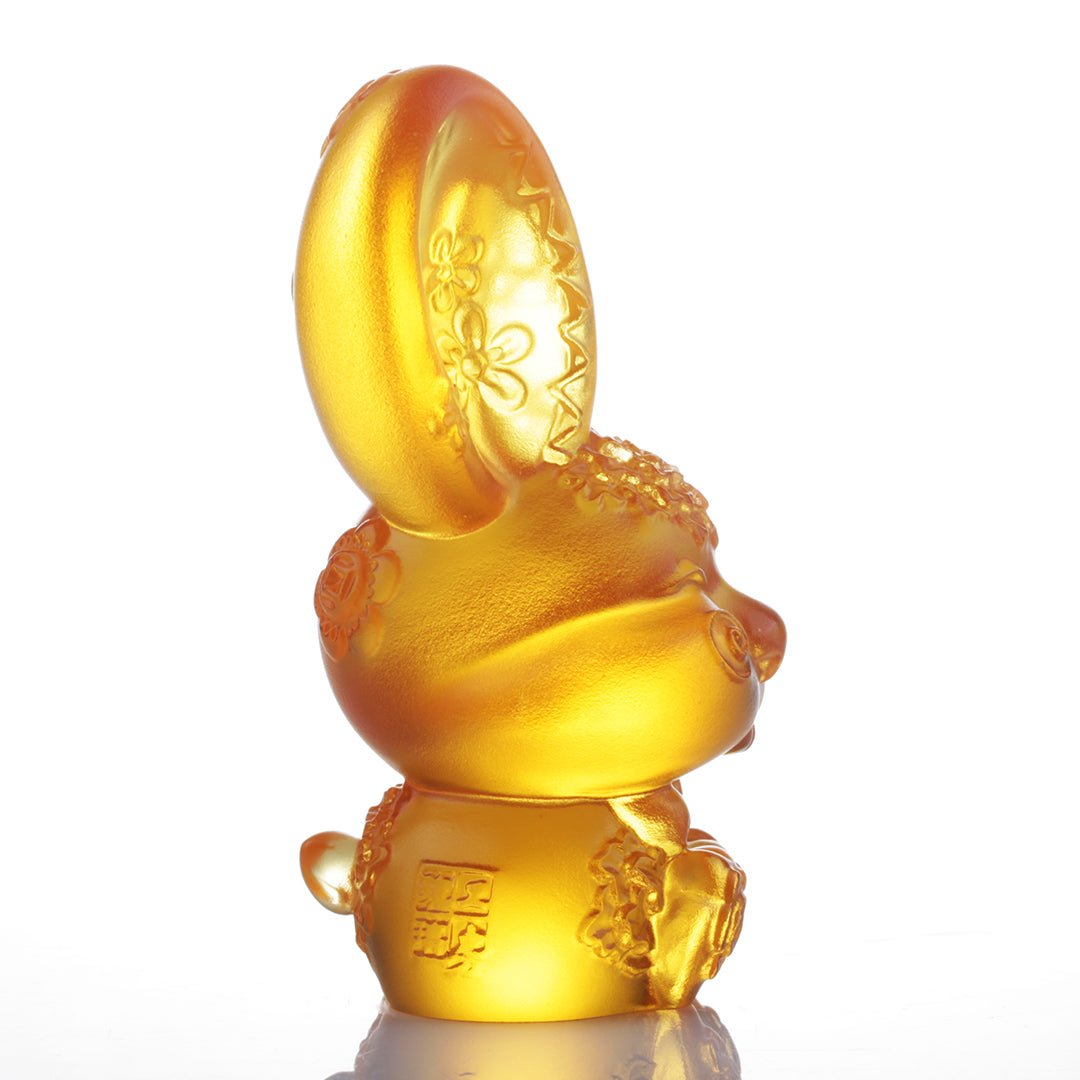 Crystal Zodiac, Animal, Bunny, Year of the Rabbit, Darling - LIULI Crystal Art