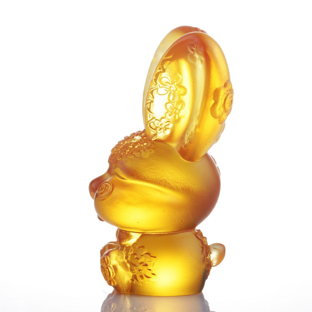 Crystal Zodiac, Animal, Bunny, Year of the Rabbit, Darling - LIULI Crystal Art