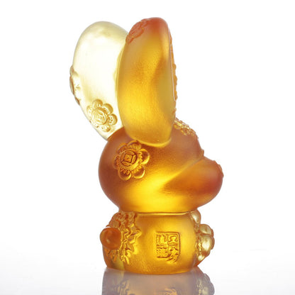 Crystal Zodiac, Animal, Bunny, Year of the Rabbit, Darling - LIULI Crystal Art