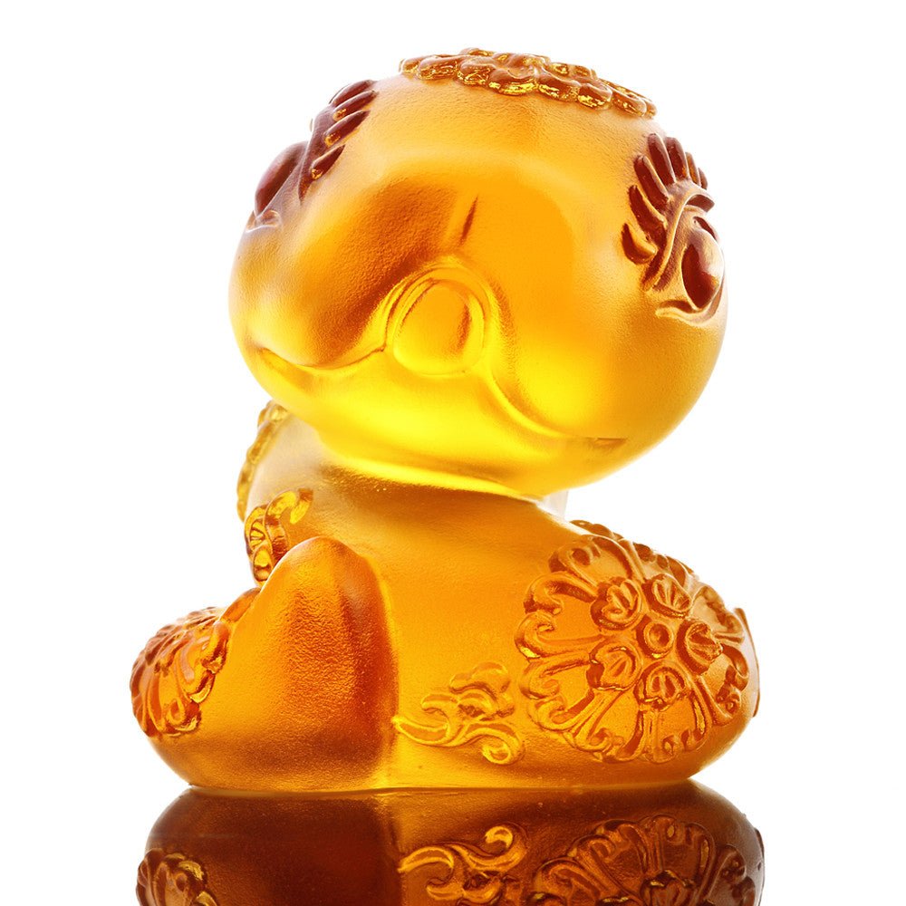 Crystal Zodiac, Animal, Year of the Snake, Serpentine - LIULI Crystal Art