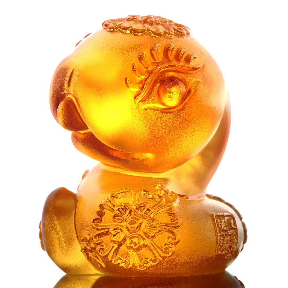Crystal Zodiac, Animal, Year of the Snake, Serpentine - LIULI Crystal Art
