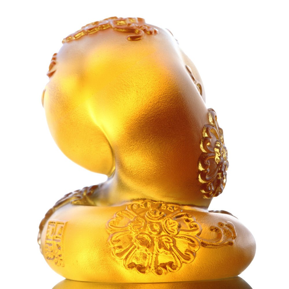 Crystal Zodiac, Animal, Year of the Snake, Serpentine - LIULI Crystal Art