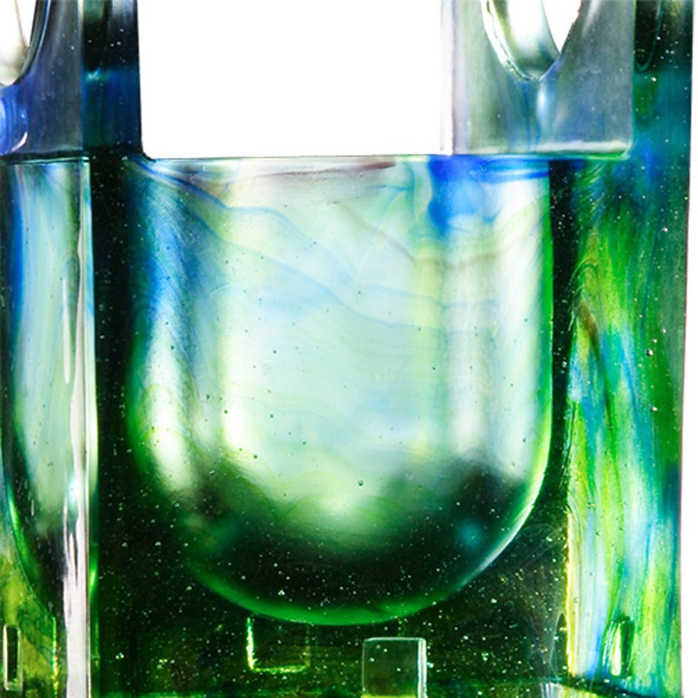 Heaven, Earth, Excellence-Ringing Through the Heavens (Majestic), Vessel - LIULI Crystal Art