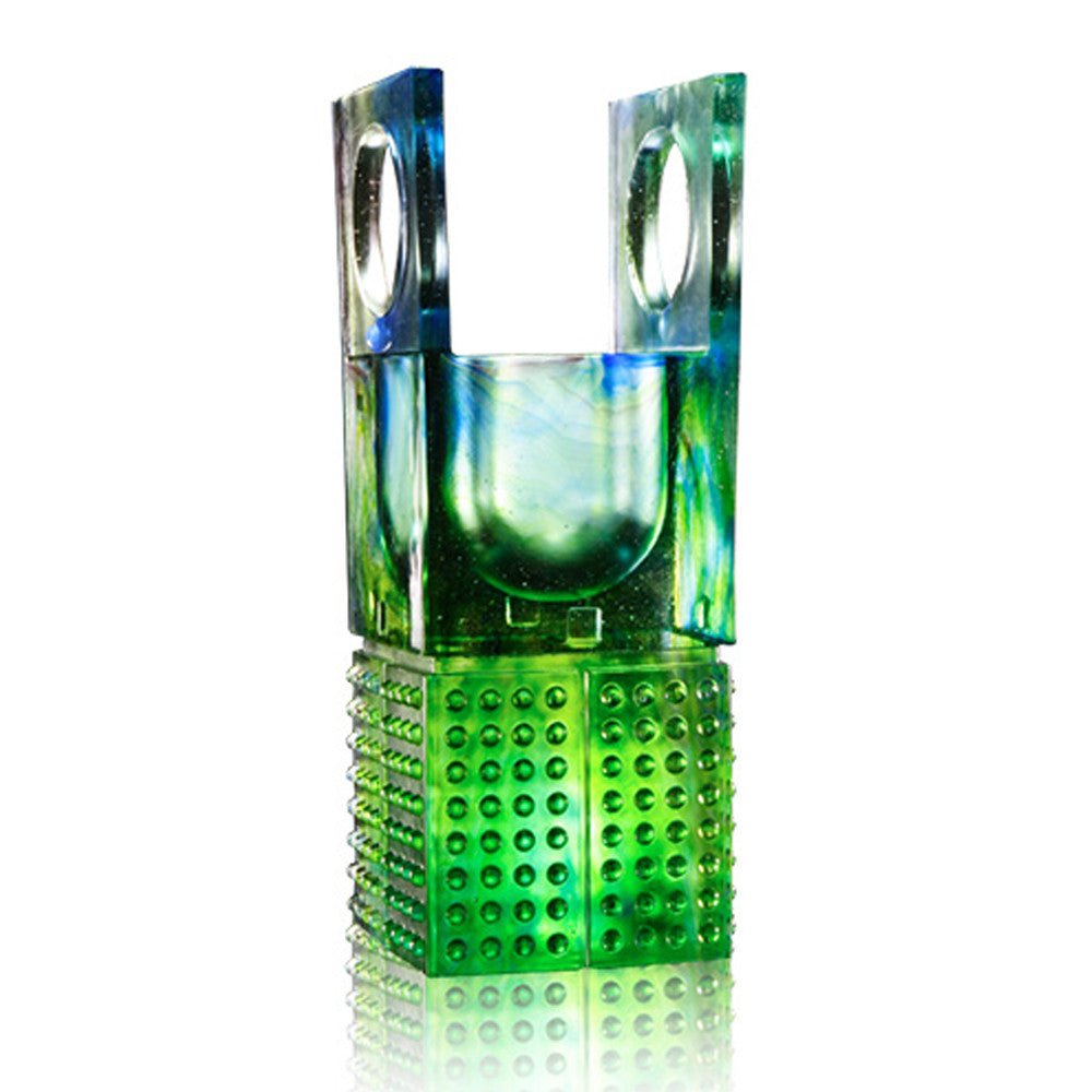 Heaven, Earth, Excellence-Ringing Through the Heavens (Majestic), Vessel - LIULI Crystal Art