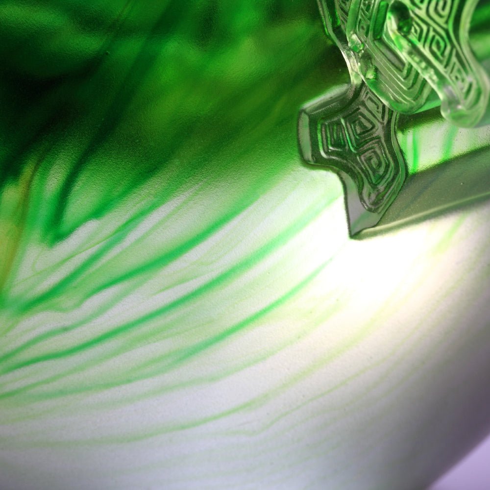 Crystal Vessel, Chinese Ding, Bluntness with Respect-Ding of Mutual Respect - LIULI Crystal Art