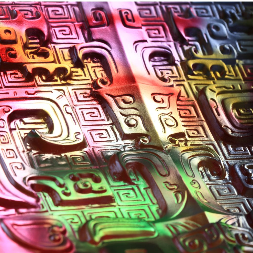 Crystal Vessel, Chinese Ding, Bluntness with Respect-Ding of Mutual Respect - LIULI Crystal Art