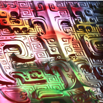 Crystal Vessel, Chinese Ding, Bluntness with Respect-Ding of Mutual Respect - LIULI Crystal Art