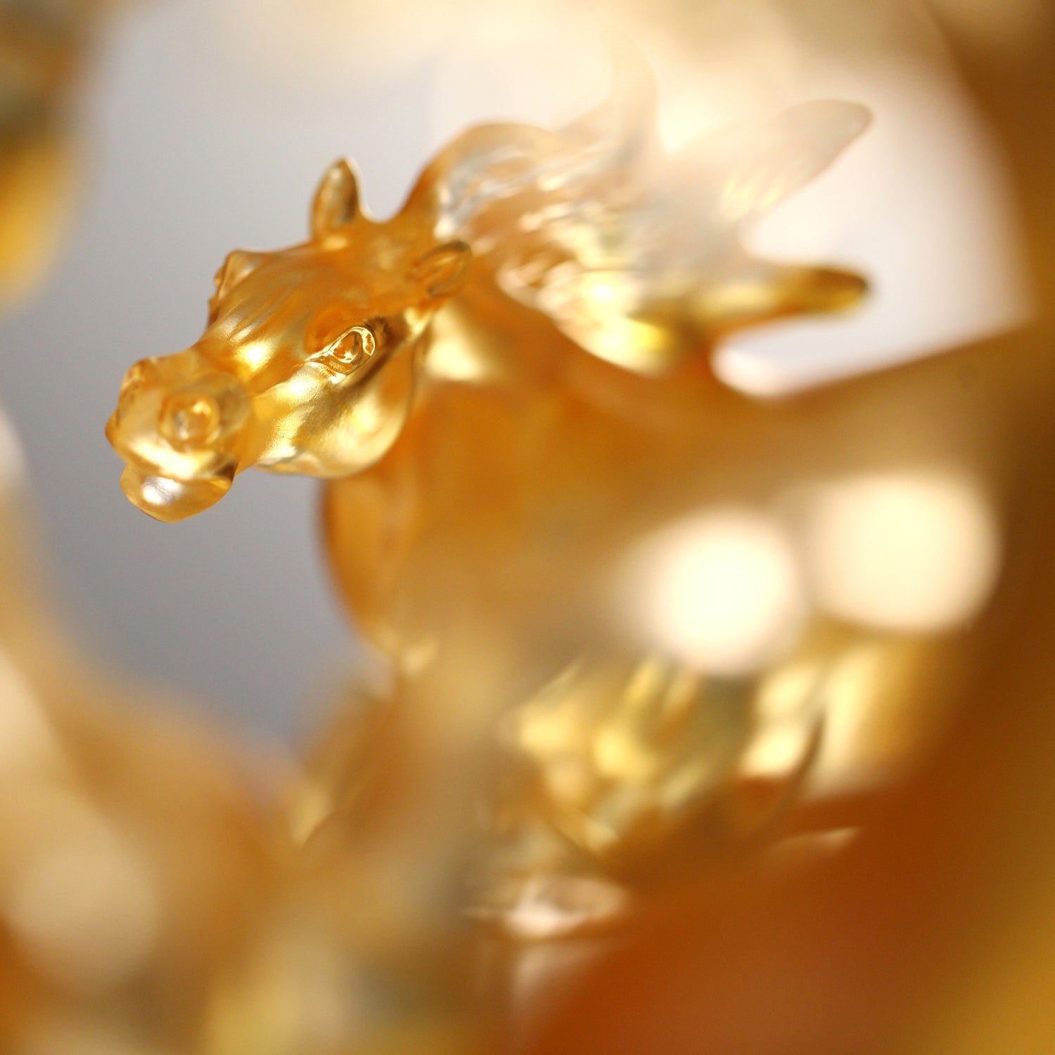 LIULI Crystal Art, Horse, Rising through Heaven and Earth - LIULI Crystal Art