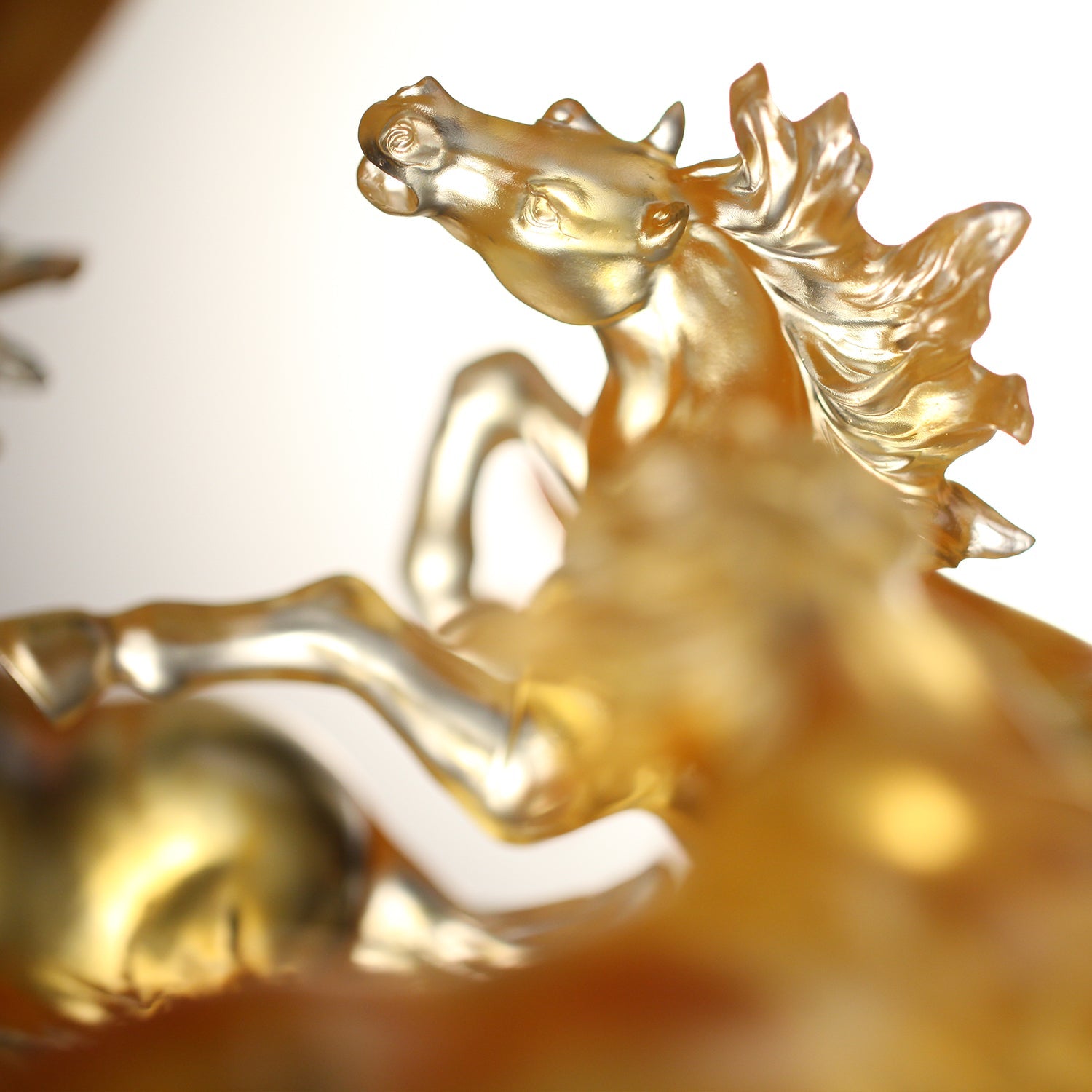 LIULI Crystal Art, Horse, Rising through Heaven and Earth - LIULI Crystal Art