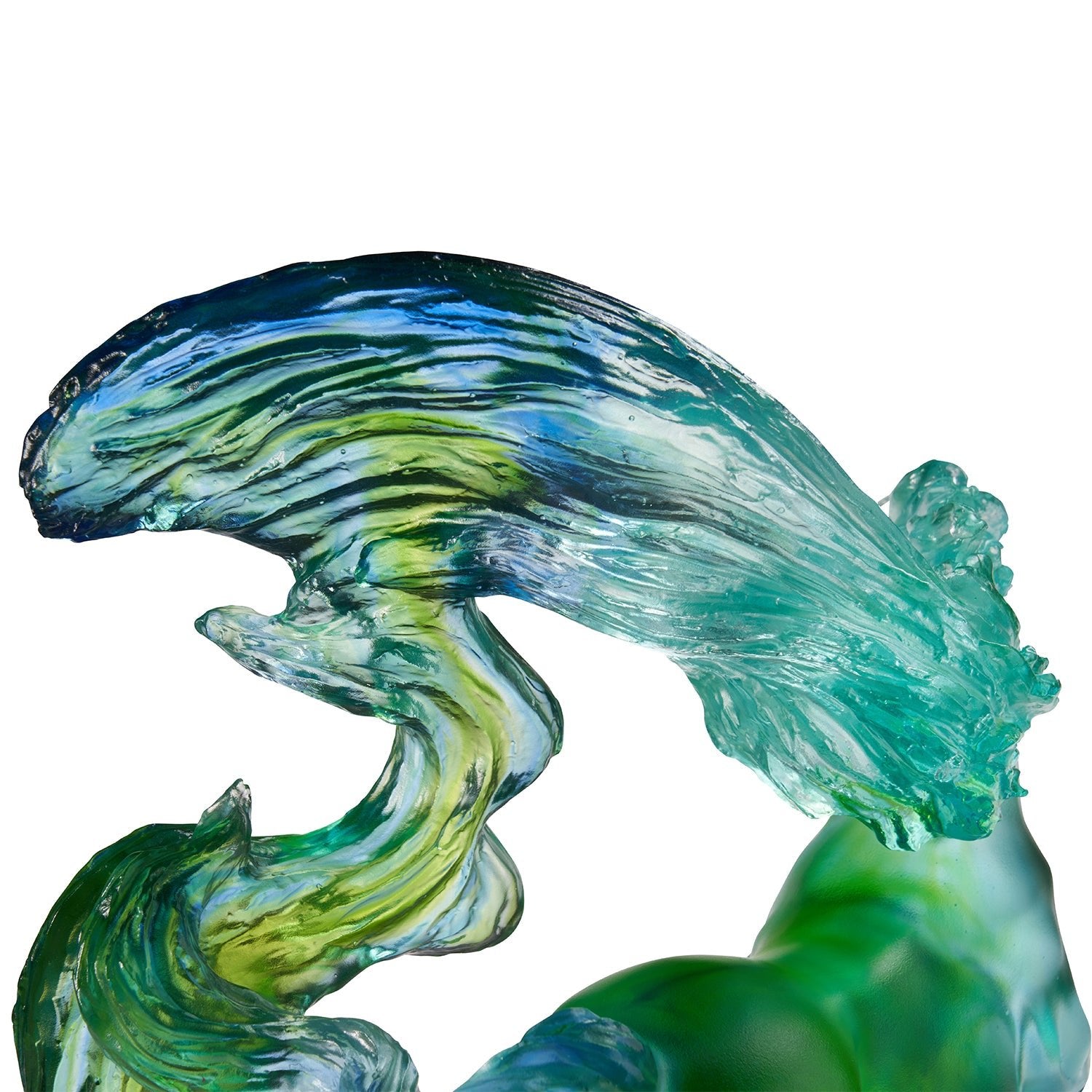 LIULI Crystal Art Horse Sculpture Accomplished - LIULI Crystal Art