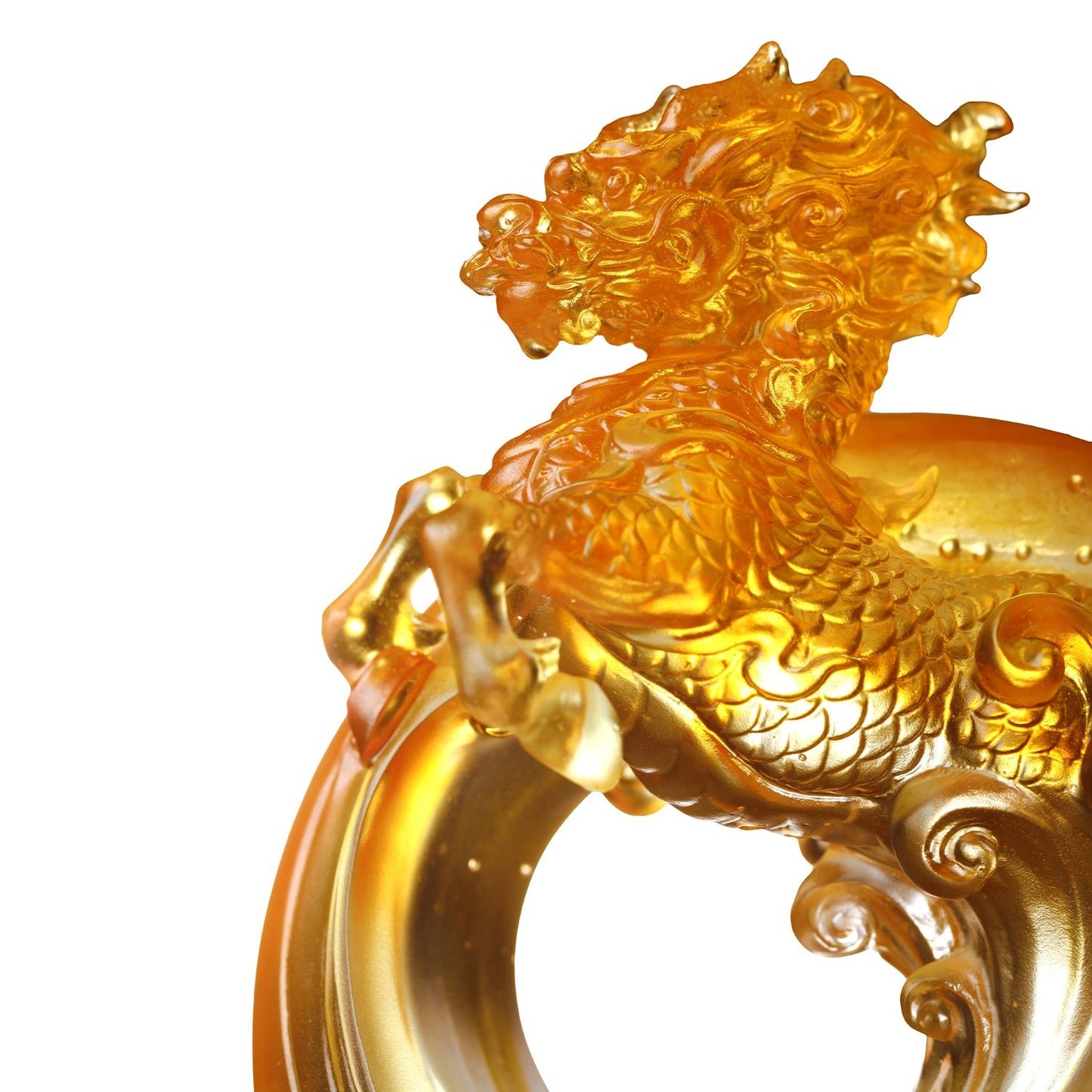LIULI Crystal Art, Mythical Creature-Qilin - Beauty - LIULI Crystal Art