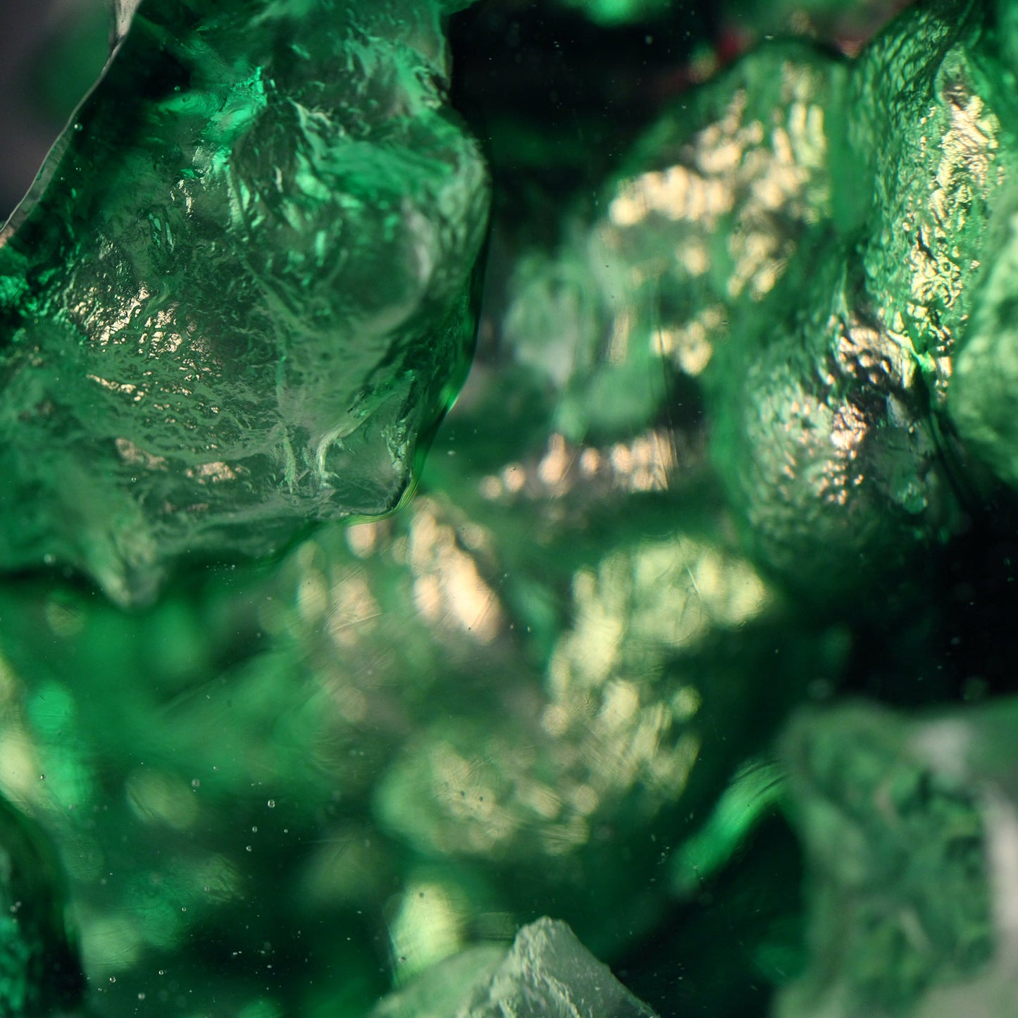 LIULI Crystal Fish and Pine Tree, Evergreen Prosperity - LIULI Crystal Art