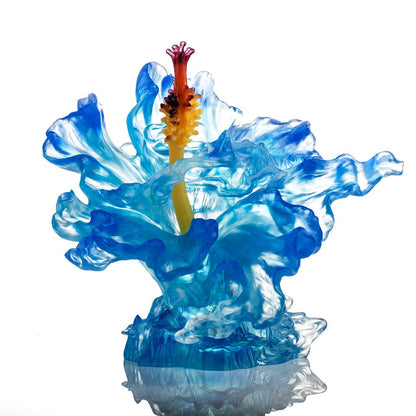 LIULI Crystal Flower Cloudy Peaks Alight