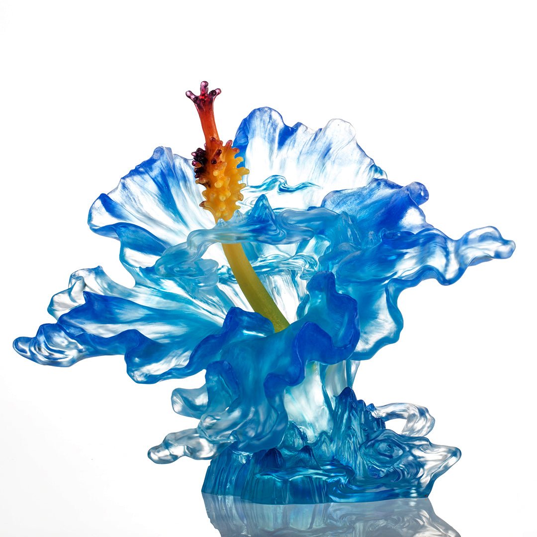 LIULI Crystal Flower Cloudy Peaks Alight