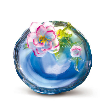 Crystal Flower, Flower of the Month, Twelve Blooms (Set of 12pcs) - LIULI Crystal Art
