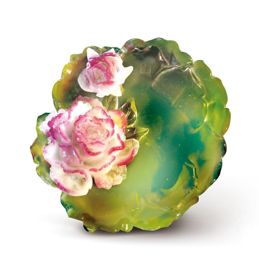 Crystal Flower, Flower of the Month, Twelve Blooms (Set of 12pcs) - LIULI Crystal Art
