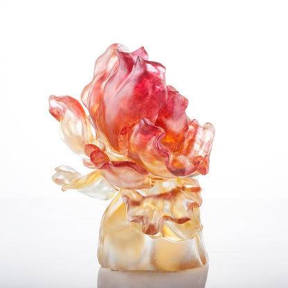 LIULI Crystal Flower Joyously, Swimmingly