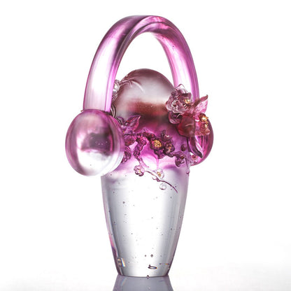 LIULI Crystal Flower Tune into Good