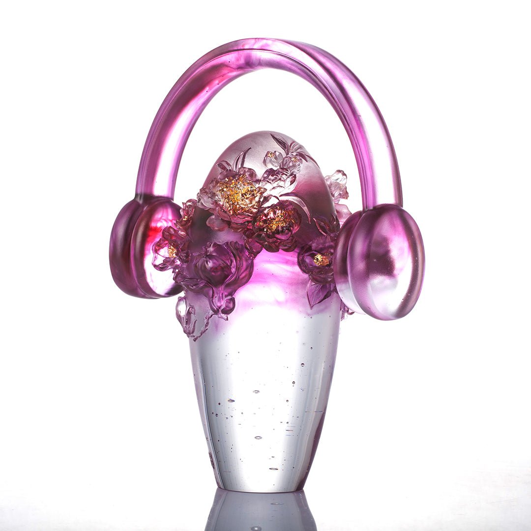 LIULI Crystal Flower Tune into Good
