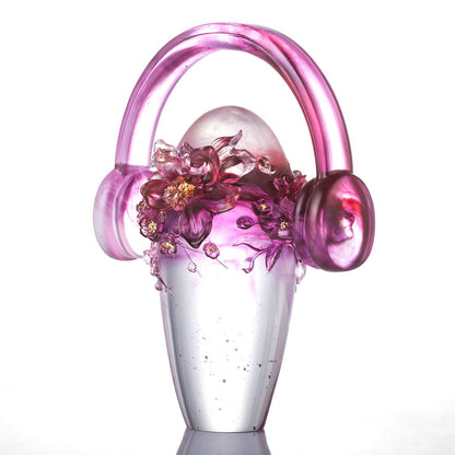 LIULI Crystal Flower Tune into Good