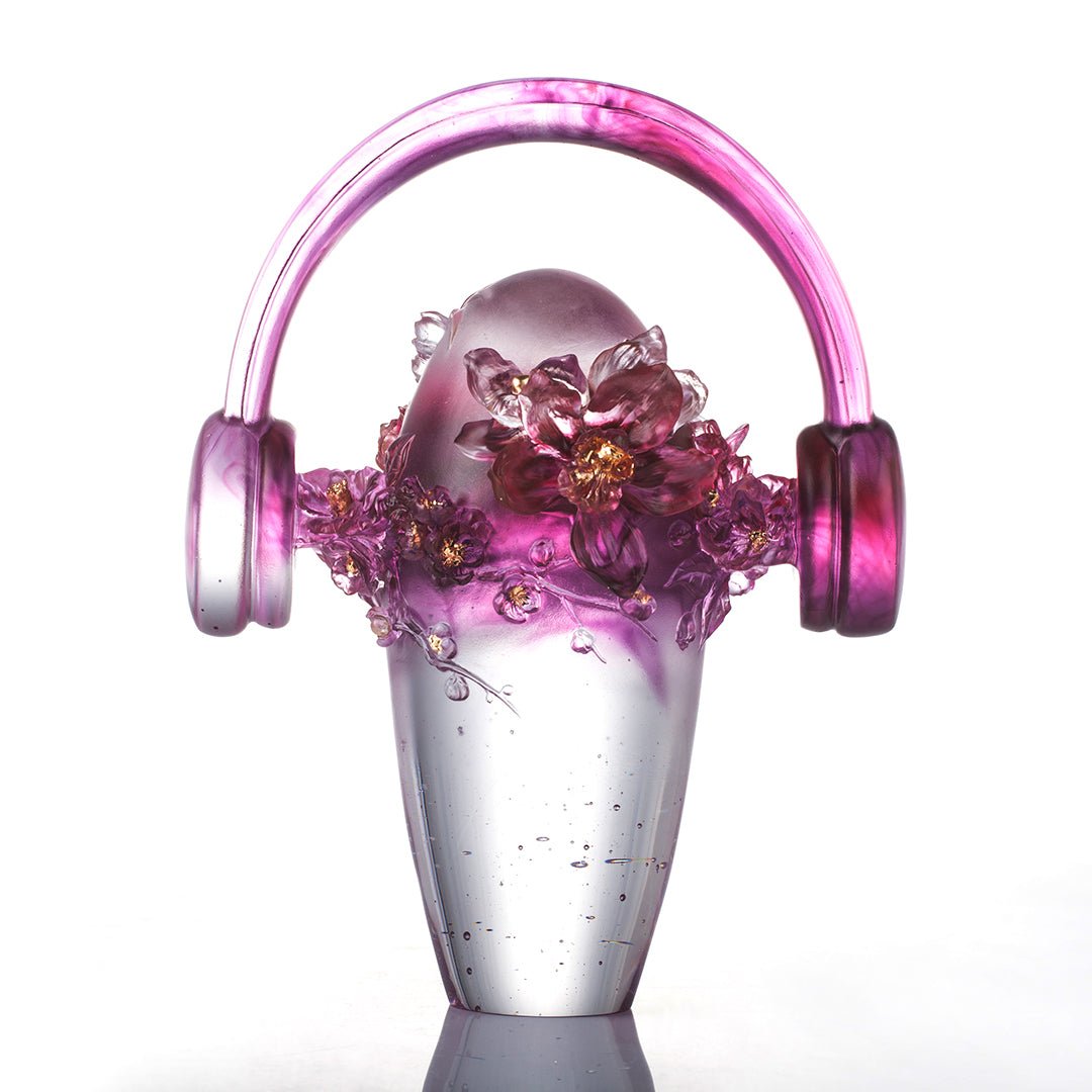 LIULI Crystal Flower Tune into Good